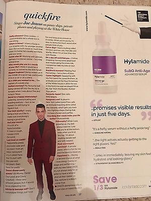 UK You Magazine April 2017 Princess Diana And Her Dresses Joe Jonas