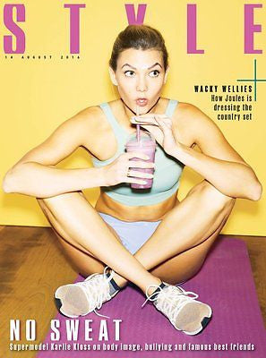 KARLIE KLOSS PHOTO COVER INTERVIEW UK STYLE MAGAZINE - AUGUST 2016 NEW