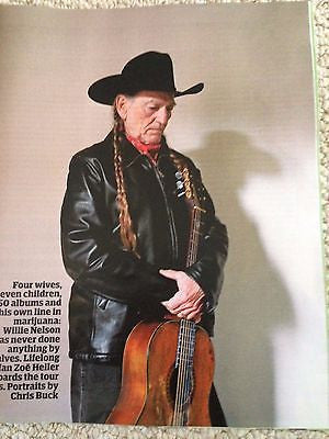 (UK) GUARDIAN MAGAZINE MAY 16 2015 WILLIE NELSON LAURIE ANDERSON PHOTO INTERVIEW