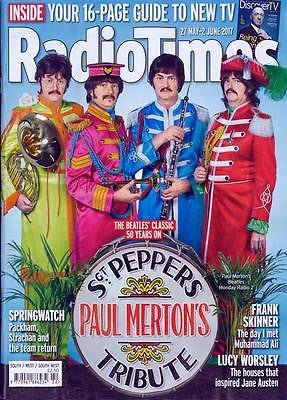 Radio Times magazine May 2017 - The Beatles Sgt Pepper Kathleen Turner