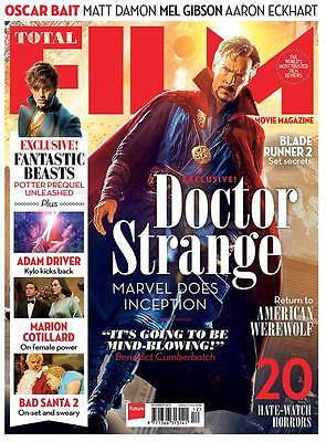 TOTAL FILM MAGAZINE DECEMBER 2016 DOCTOR STRANGE BENEDICT CUMBERBATCH UK COVER