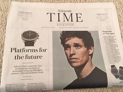 EDDIE REDMAYNE Photo Cover Interview Telegraph Time UK supplement March 2017