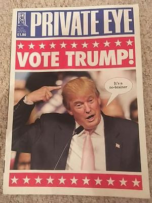 DONALD TRUMP - 'Vote Trump!' PRIVATE EYE MAGAZINE 5 FEB 2016