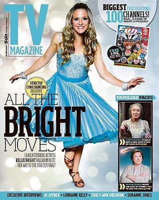 UK TV MAGAZINE 2015 KELLIE BRIGHT DANGER MOUSE KIERON RICHARDSON ANNETTE CROSBIE