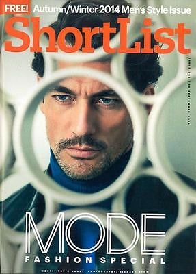 DAVID GANDY PHOTO UK COVER INTERVIEW SHORTLIST MODE MAGAZINE SEPT 2014
