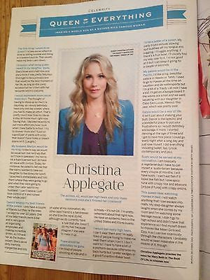 AMY POEHLER interview CHRISTINA APPLEGATE UK 1 DAY ISSUE 2014 LINDA EVANGELISTA