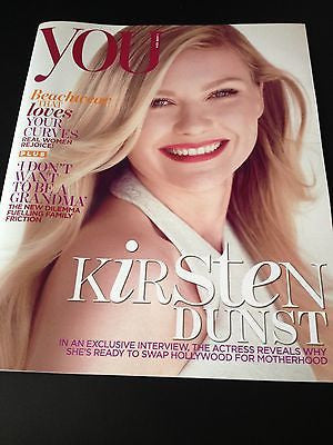 KIRSTEN DUNST Photo Cover interview YOU MAGAZINE MAY 2014