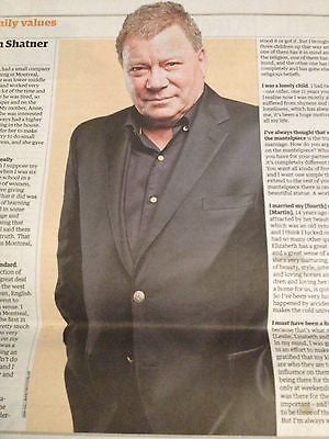 WILLIAM SHATNER interview STAR TREK UK 1 DAY ISSUE 2014