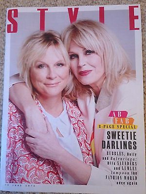 Joanna Lumley & Jennifer Saunders The Ab Fab Movie UK Style Magazine June 2016