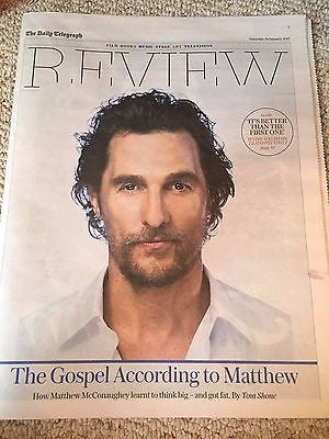 UK Telegraph Review January 2017 Matthew McConaughey Benedict Cumberbatch