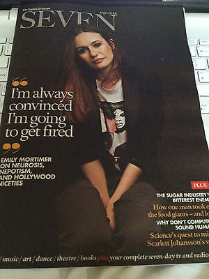 EMILY MORTIMER interview MICHAEL PRAED UK 1 DAY ISSUE 2014 NEW JARED LETO