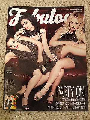 Fabulous Magazine November 2014 - Georgia May Foote Jorgie Porter Shona McGarty