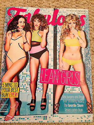 Fabulous Magazine 2015 - Geordie Shore CHARLOTTE CROSBY HOLLY HAGAN LUKE FRIEND