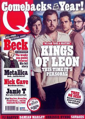 KINGS OF LEON - BARRY GIBB - PJ HARVEY - JAMIE T November 2016 Uk Q Magazine