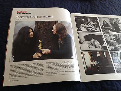 ZINEDINE ZIDANE John Lennon Yoko Ono THE BEATLES Times Magazine MARCH 7 2015