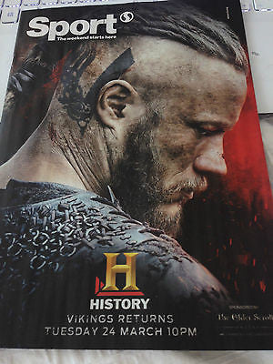 Vikings TRAVIS FIMMEL PHOTO COVER UK MAGAZINE JONNY WILKINSON VICTORIA PENDLETON