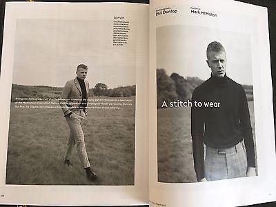 War & Peace JACK LOWDEN Photo interview UK Esquire Magazine July 2017