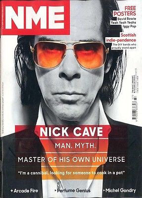NME MAGAZINE 13.09.2014 NICK CAVE IGGY POP DAVID BOWIE
