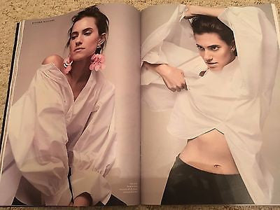 UK Stylist Magazine March 2017 Allison Williams Joan Collins Isabelle Huppert