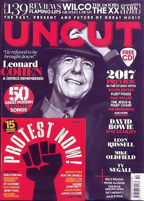 LEONARD COHEN Photo Cover Special UK Uncut MAGAZINE February 2017 NEW