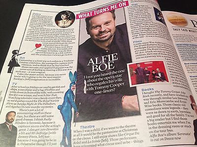 JOOLS HOLLAND PHOTO INTERVIEW EVENT MAGAZINE DEC 2014 ALFIE BOE CHRISTIAN BALE