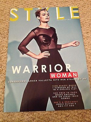 AMBER VALLETTA Photo Cover interview STYLE MAGAZINE JANUARY 2015 JOOLS OLIVER