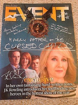 JK Rowling Harry Potter & The Cursed Child UK Event Magazine Rick Astley June 2016