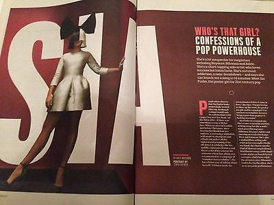 This is Acting SIA PHOTO INTERVIEW OBSERVER MAGAZINE JAN 2016 THE BEATLES