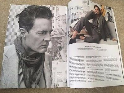 TWIN PEAKS Kyle MacLachlan Photo interview UK Esquire Magazine June 2017