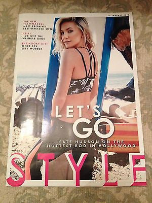 KATE HUDSON Photo Cover interview STYLE MAGAZINE JANUARY 2015