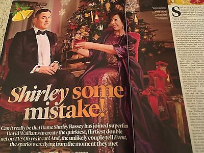 SHIRLEY BASSEY - DAVID WALLIAMS PHOTO INTERVIEW UK EVENT MAGAZINE DECEMBER 2016
