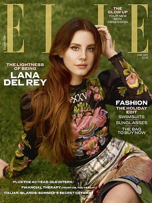 LANA DEL REY Cover - ELLE Magazine UK June 2017 NEW
