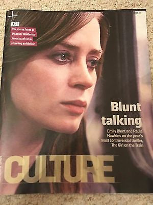 Girl On The Train EMILY BLUNT Kings of Leon UK Culture Magazine October 2016 NEW
