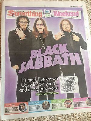Tony Iommi Black Sabbath UK Exclusive Interview June 3 2016 Russell Crowe