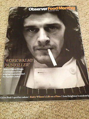 OBSERVER FOOD MAGAZINE JANUARY 2015 MARCO PIERRE WHITE CONFESSIONS RICKY WILSON