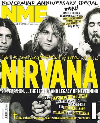 NME MAGAZINE SEPTEMBER 2011 NIRVANA - KURT COBAIN - 20 YEARS ON MARINA DIAMONDS