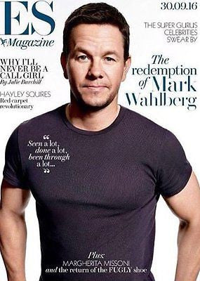 (UK) ES MAGAZINE SEPT 2016 MARK WAHLBERG PHOTO COVER INTERVIEW HAYLEY SQUIRES