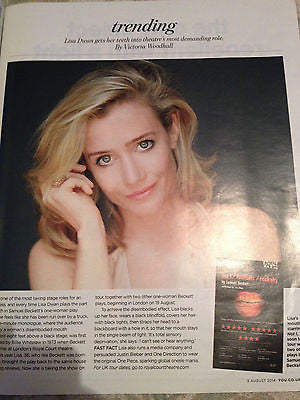 You Magazine - 3 August 2014 Abbey Clancy Kirsty Bertarelli Alex Jones Lisa Dwan