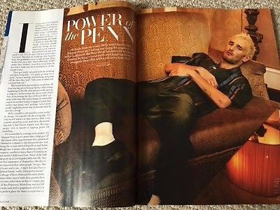 Sean Penn HOPPER PENN on Brad Pitt PHOTO INTERVIEW UK ES Magazine March 2017