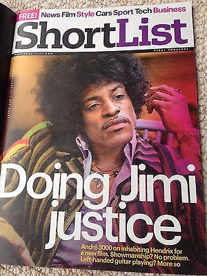 UK Jimi Hendrix Shortlist Magazine Andre 300 Interview ANEURIN BARNARD KYLIE