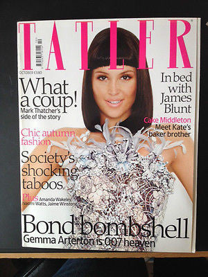 Gemma Arterton - Tatler Magazine – October 2008 James Bond Blunt Kate Middleton