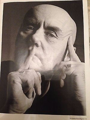 IRVINE WELSH photo interview SUNDAY TIMES Magazine April 2016 JOANNA LUMLEY