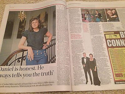 (UK) TELEGRAPH REVIEW JULY 2016 REBECCA MILLER (Arthur) inter/w CHRISTIAN SLATER