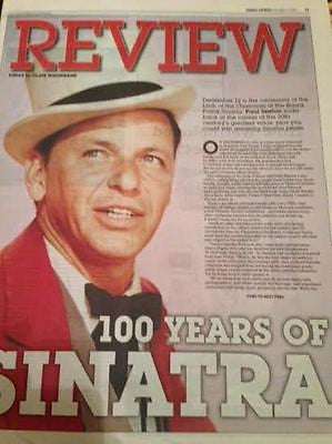 FRANK SINATRA PHOTO COVER EXPRESS REVIEW DECEMBER 2015