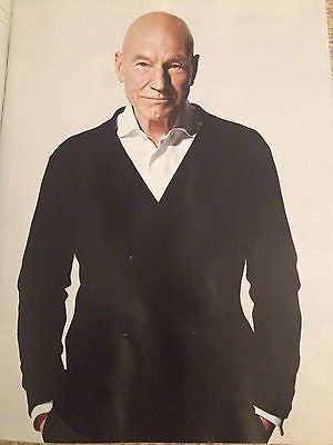 X-Men PATRICK STEWART Photo Cover interview OBSERVER MAGAZINE MAY 2014