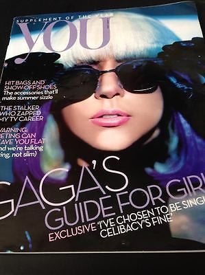 LADY GAGA PHOTO UK EXCLUSIVE COVER INTERVIEW YOU MAGAZINE APRIL 2010