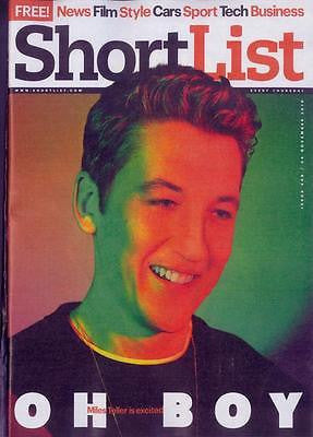 MILES TELLER Photo Cover SHORTLIST Magazine November 2016 NEW