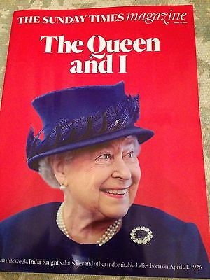 SUNDAY TIMES MAGAZINE April 2016 QUEEN ELIZABETH II Cameron Diaz PewDiePie