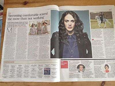 JESSICA FINDLAY BROWN interview DOWNTON ABBEY UK 1 DAY 2014 ISSUE THE TIMES 2
