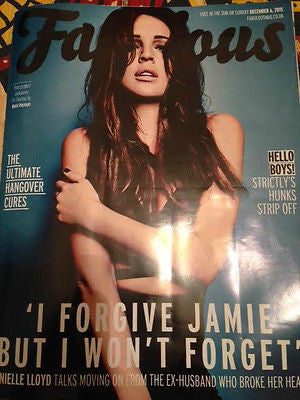 Fabulous Magazine December 2015 Danielle Lloyd Gleb Savchenko Aljaz Skorjanec